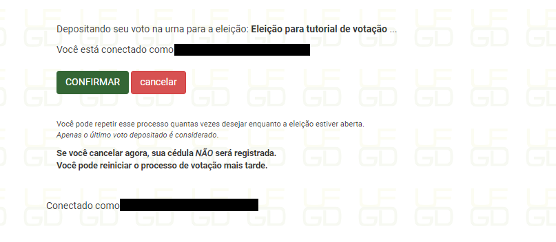Última chance antes de depositar